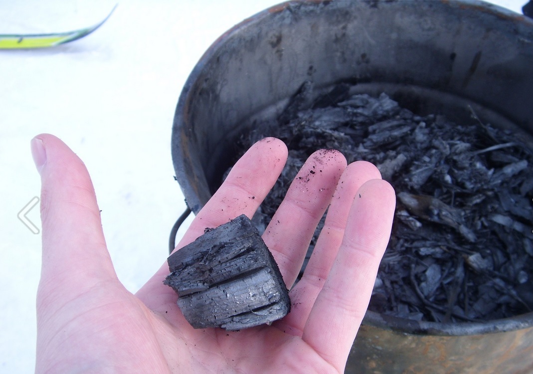 Biochar — product of biomass pyrolysis, example of advanced thermochemical recovery