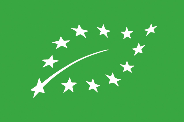 European organic production logo (green 'Euro-leaf')