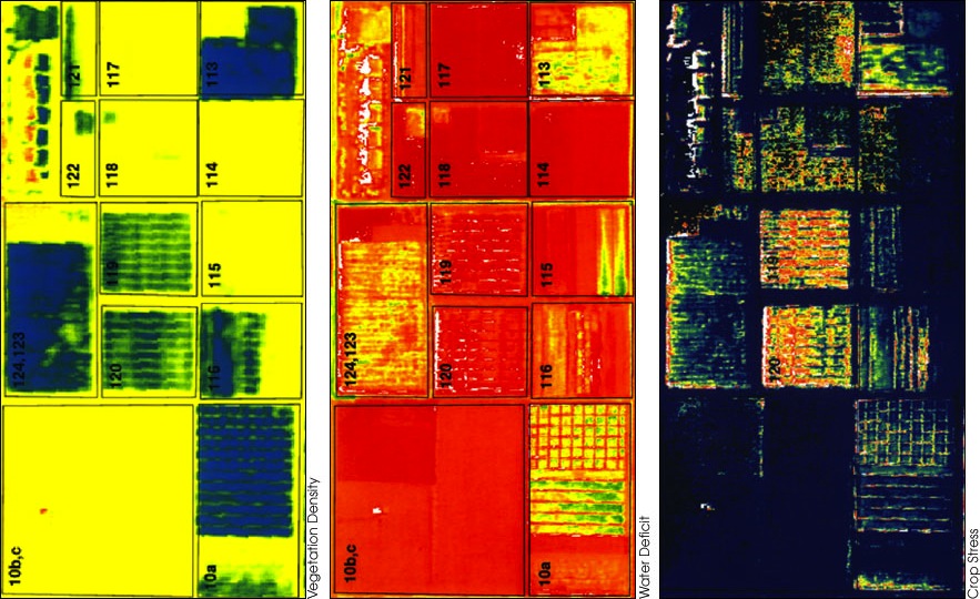 multispectral crop stress analysis