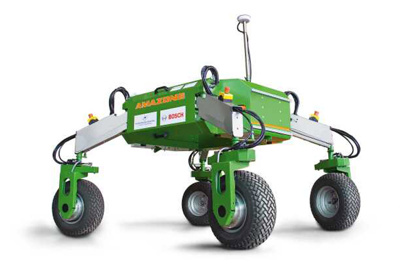 Autonomous field robot (BoniRob) for inter-row work in the orchard